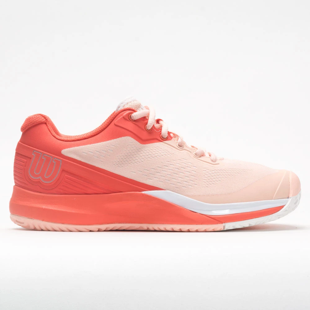 Wilson Rush Pro 3.5 Women's Tropical Peach/Hot Coral/White 3 Wilson Rush Pro 3.5 Women's Tropical Peach/Hot Coral/White