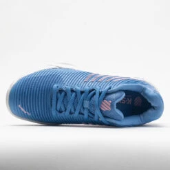 K-Swiss Hypercourt Express 2 Women's Silver Lake Blue/Wht/Orchid Pink -Hoka Sports Gear Shop 116672 2