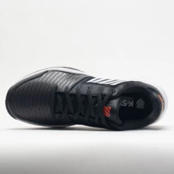 K-Swiss Court Express Men's Jet Black/White/Spicy Orange 10 K-Swiss Court Express Men's Jet Black/White/Spicy Orange -Hoka Sports Gear Shop 116677 2