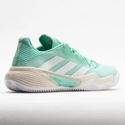 Adidas Barricade Clay Women's Easy Green/White/Chalk White -Hoka Sports Gear Shop 116803 6