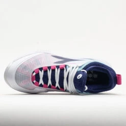 Diadora Speed Blushield Fly 4+ Clay Women's White/Blueprint/Pink -Hoka Sports Gear Shop 117030 2