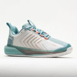 K-Swiss Ultrashot 3 Women's Blanc De Blanc/Mile Blue/Desert Flower -Hoka Sports Gear Shop 117133 5