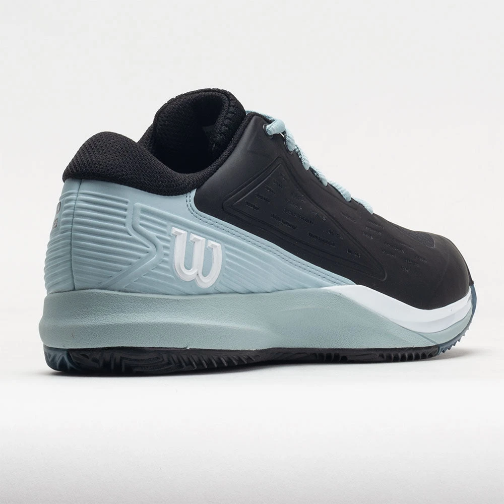 Wilson Rush Pro Ace Clay Women's Black/Sterling Blue/White 8 Wilson Rush Pro Ace Clay Women's Black/Sterling Blue/White - Image 6