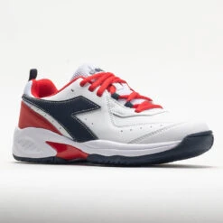 Diadora Challenge 5 SL Junior White/Blue Corsair/Fiery Red -Hoka Sports Gear Shop 121359 5