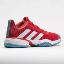 Adidas Barricade Junior Better Scarlet/White/Preloved Red -Hoka Sports Gear Shop 121361 6