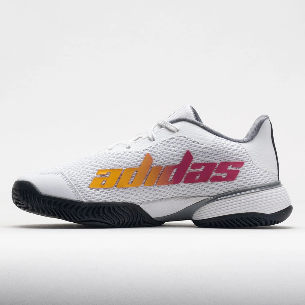 Adidas Barricade Junior White/Solar Gold/Lucid Fuchsia 4 Adidas Barricade Junior White/Solar Gold/Lucid Fuchsia - Image 2