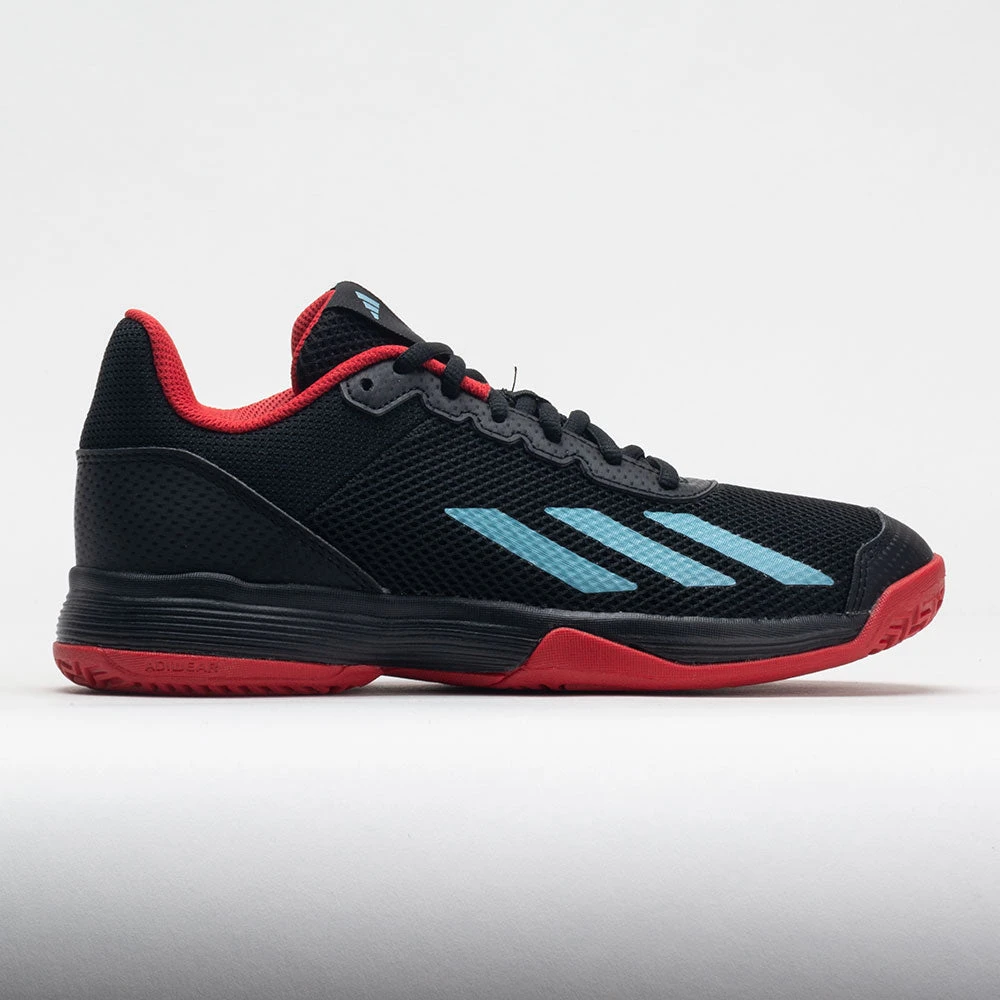 Adidas CourtFlash Junior Black/Preloved Blue/Better Scarlet 3 Adidas CourtFlash Junior Black/Preloved Blue/Better Scarlet