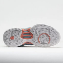 K-Swiss Hypercourt Express 2 Junior Blanc De Blanc/Nile Blue/Desert -Hoka Sports Gear Shop 121383 4