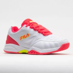 Fila Axilus Energized 2 Junior White/Diva Pink/Safety Yellow -Hoka Sports Gear Shop 121422 5