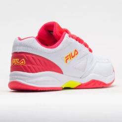Fila Axilus Energized 2 Junior White/Diva Pink/Safety Yellow -Hoka Sports Gear Shop 121422 6