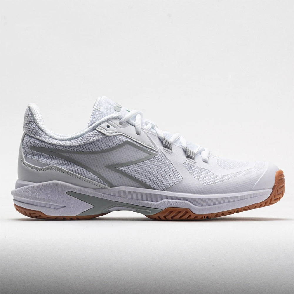 Diadora Trofeo 2 Indoor Men's White/Silver 3 Diadora Trofeo 2 Indoor Men's White/Silver