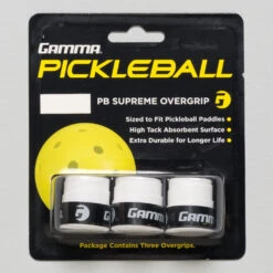 Gamma Pickleball Supreme Overgrip -Hoka Sports Gear Shop 360049 wht 1