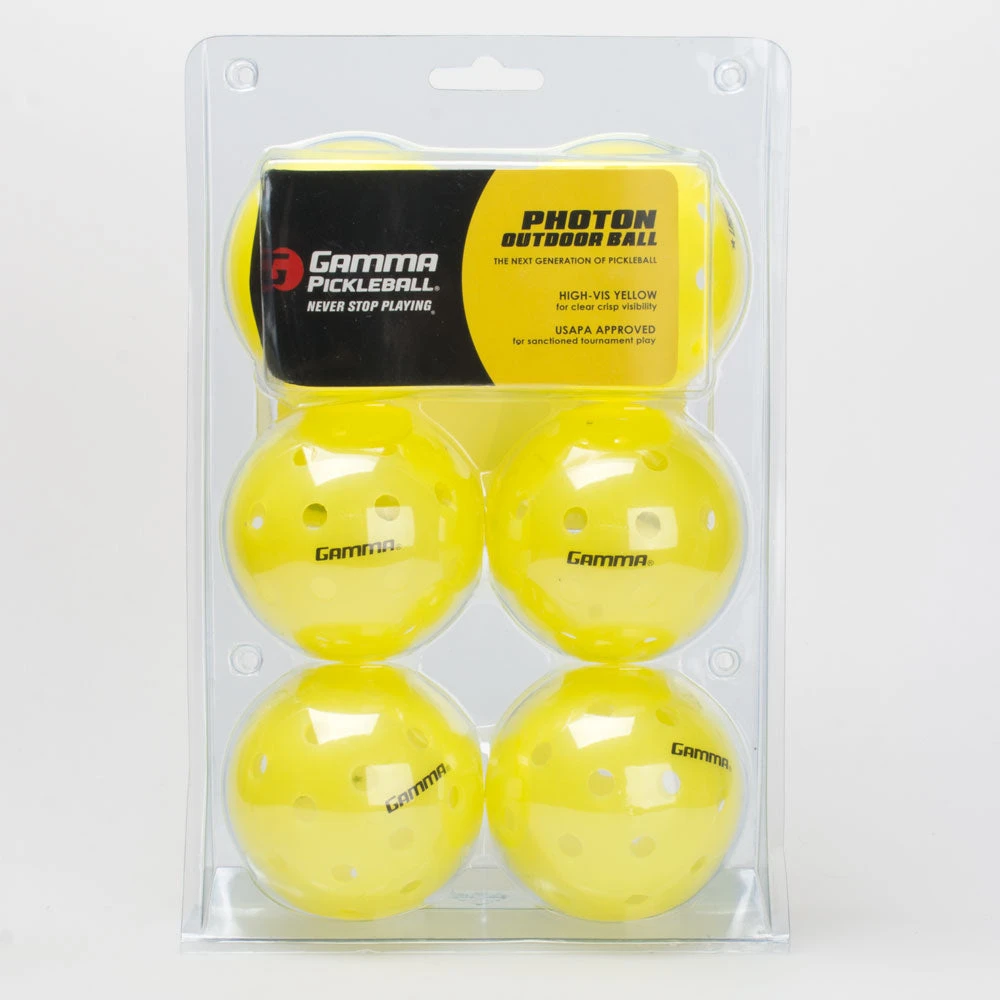 Gamma Photon Outdoor Pickleball 6 Pack 3 Gamma Photon Outdoor Pickleball 6 Pack