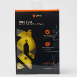 Onix Fuse Indoor Pickleball 6 Pack -Hoka Sports Gear Shop 360195 yel 1