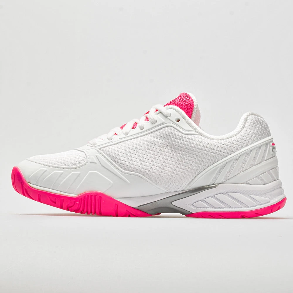 Fila Volley Zone Women's White/Pink/White 4 Fila Volley Zone Women's White/Pink/White - Image 2