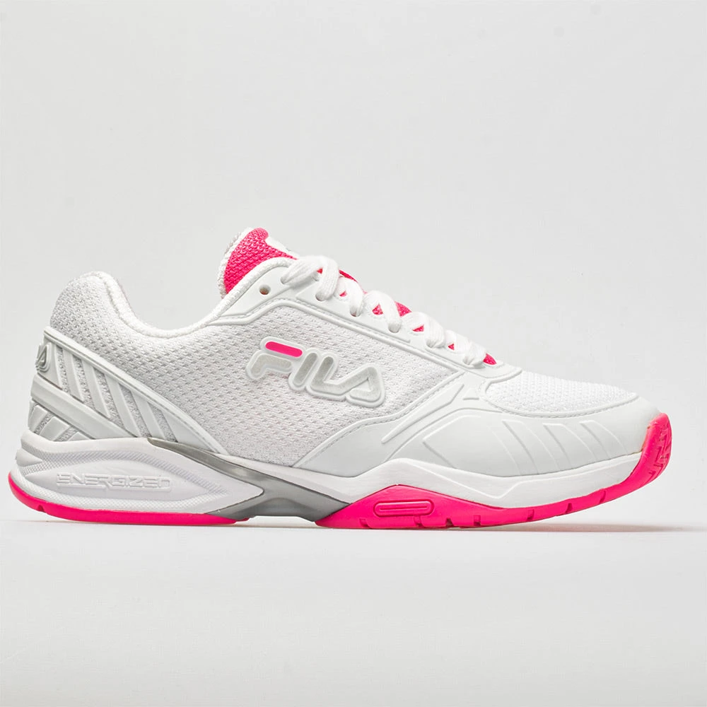 Fila Volley Zone Women's White/Pink/White 3 Fila Volley Zone Women's White/Pink/White