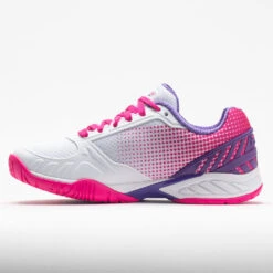Fila Volley Zone Women's White/Pink Glo/Purple -Hoka Sports Gear Shop 370037 1