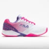 Fila Volley Zone Women's White/Pink Glo/Purple -Hoka Sports Gear Shop 370037 3