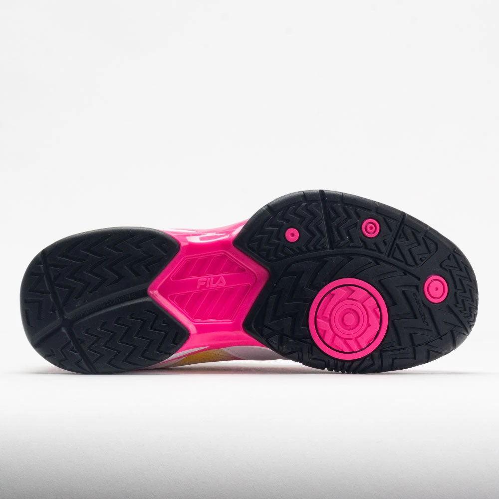 Fila Volley Zone Women's Tie-Dye Print White/Pink/Black 6 Fila Volley Zone Women's Tie-Dye Print White/Pink/Black - Image 4