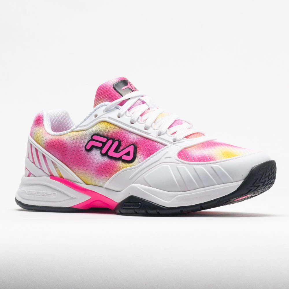 Fila Volley Zone Women's Tie-Dye Print White/Pink/Black 7 Fila Volley Zone Women's Tie-Dye Print White/Pink/Black - Image 5