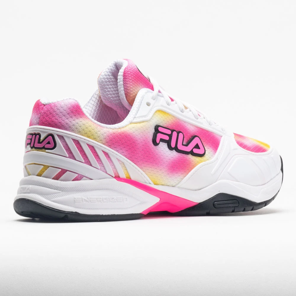 Fila Volley Zone Women's Tie-Dye Print White/Pink/Black 8 Fila Volley Zone Women's Tie-Dye Print White/Pink/Black - Image 6