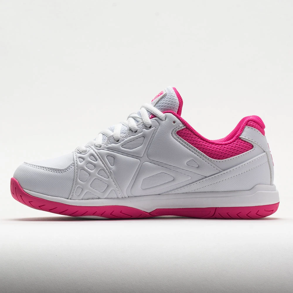 Fila Double Bounce 3 Women's White/White/Pink Glo 4 Fila Double Bounce 3 Women's White/White/Pink Glo - Image 2