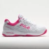 Fila Double Bounce 3 Women's White/White/Pink Glo -Hoka Sports Gear Shop 370042 3