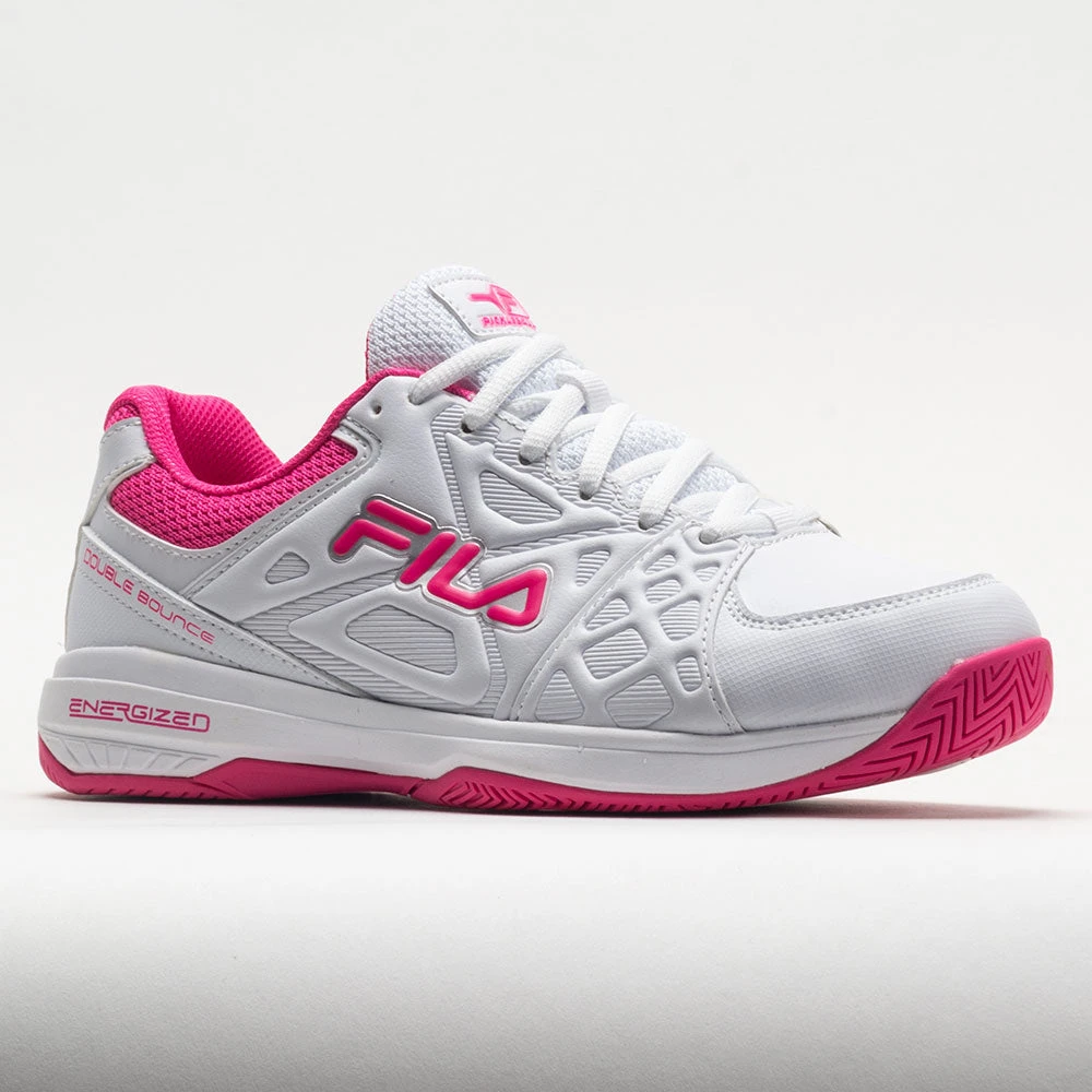 Fila Double Bounce 3 Women's White/White/Pink Glo 7 Fila Double Bounce 3 Women's White/White/Pink Glo - Image 5