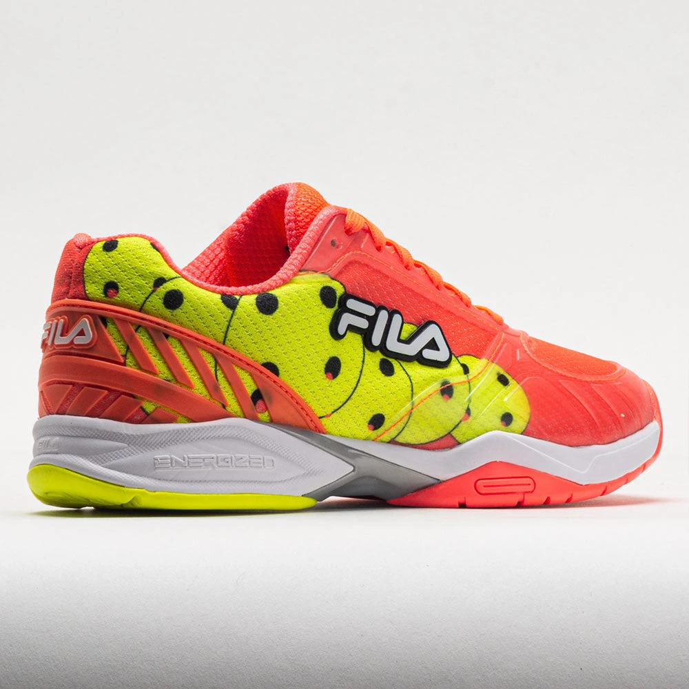 Fila Volley Zone Women's /Fiery Coral/Yellow/Black 8 Fila Volley Zone Women's /Fiery Coral/Yellow/Black - Image 6