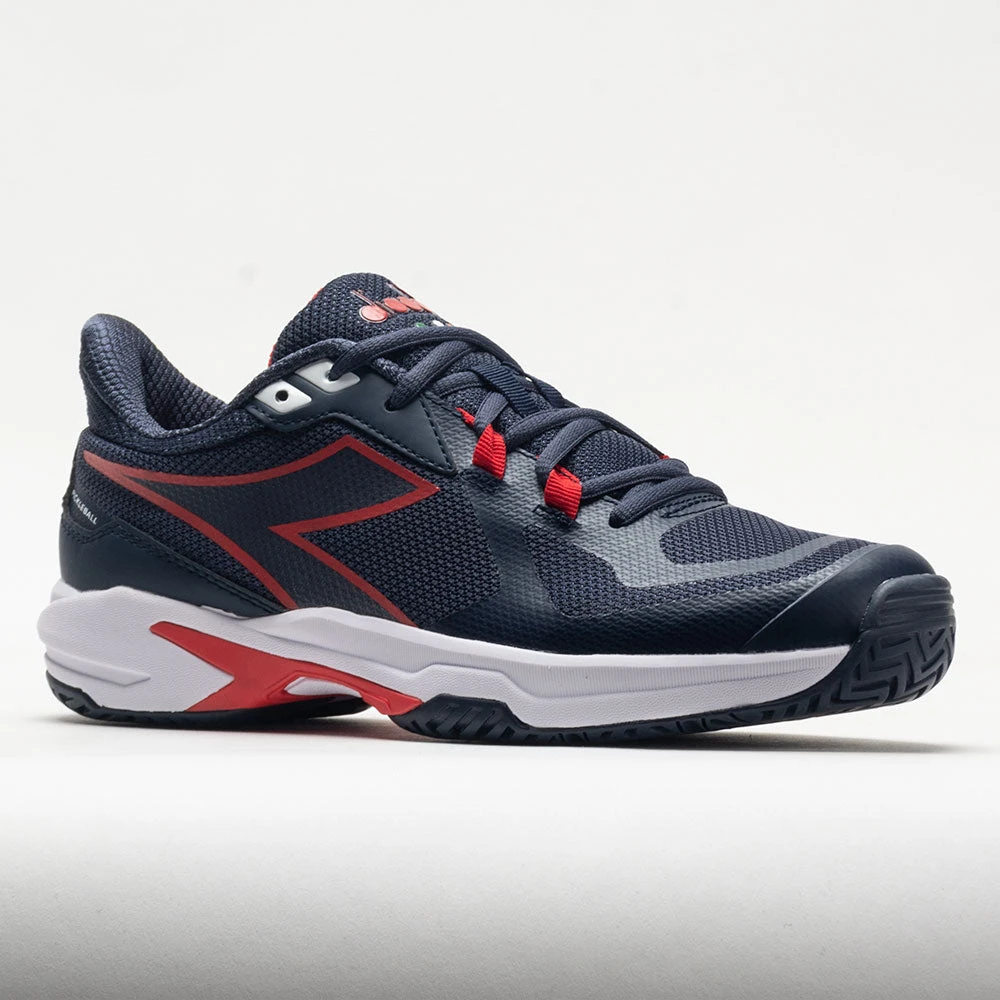 Diadora Trofeo 2 AG Pickleball Men's Blue Corsair/White/Fiery Red 7 Diadora Trofeo 2 AG Pickleball Men's Blue Corsair/White/Fiery Red - Image 5