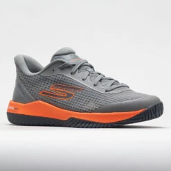 Skechers Viper Court Pro Men's Grey/Orange -Hoka Sports Gear Shop 370104 5