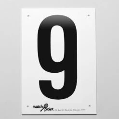 Wilson Tennis Court Numbers- Styrene -Hoka Sports Gear Shop 500295 9 1