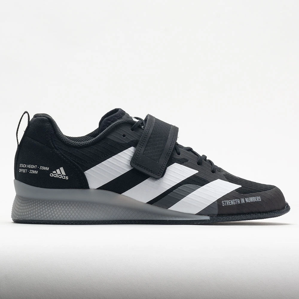 Adidas Adipower III Men's Black/White/Grey 3 Adidas Adipower III Men's Black/White/Grey
