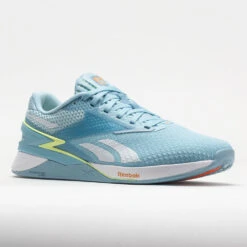 Reebok Nano X3 Women's Blue Pearl/Energy Glow/Peach Fuzz -Hoka Sports Gear Shop 561901 5