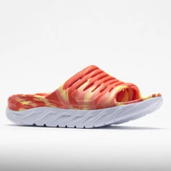 HOKA Ora Recovery Slide Swirl Unisex Yellow Pear/Fiesta -Hoka Sports Gear Shop 570558 5