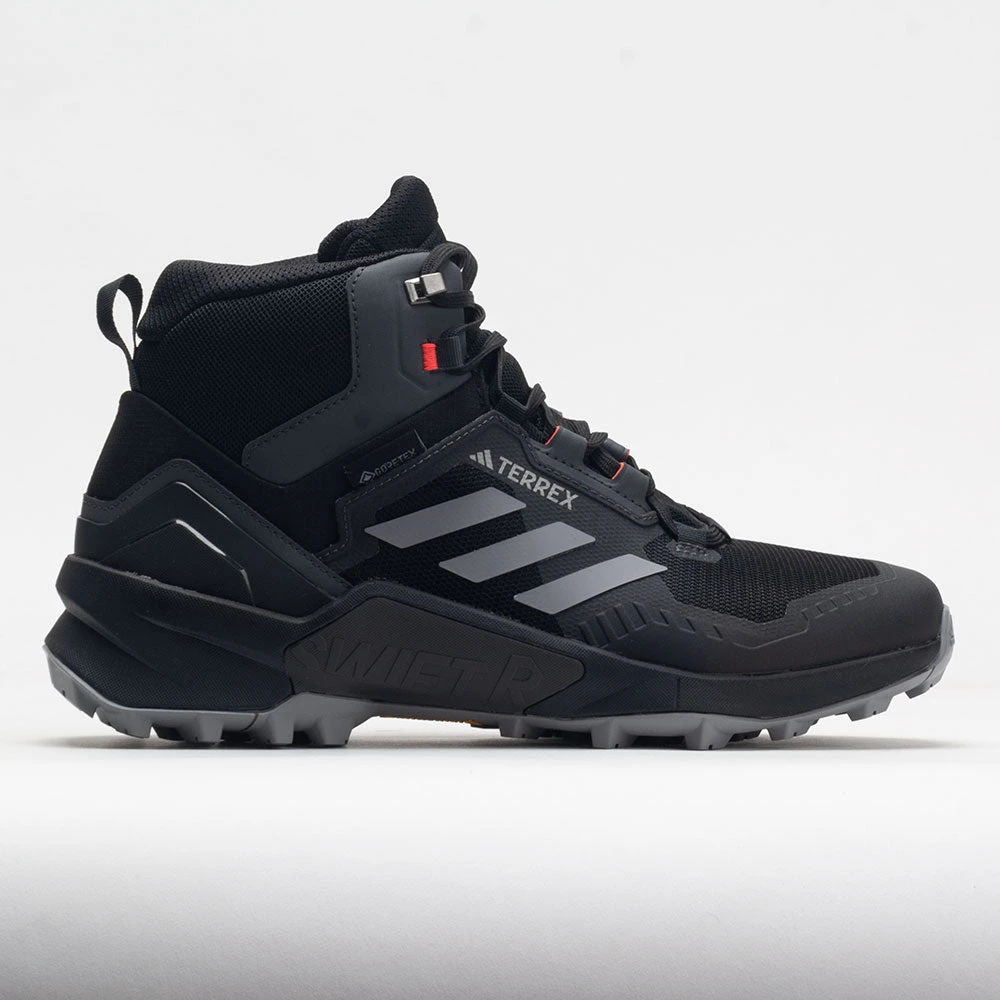 Adidas Terrex Swift R3 Mid GTX Men's Black/Grey/Solar Red 3 Adidas Terrex Swift R3 Mid GTX Men's Black/Grey/Solar Red