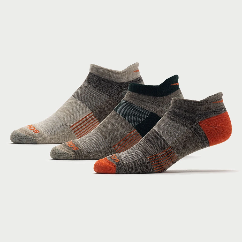 Saucony Inferno No Show Tab Socks 3 Pack 16 Saucony Inferno No Show Tab Socks 3 Pack - Image 14