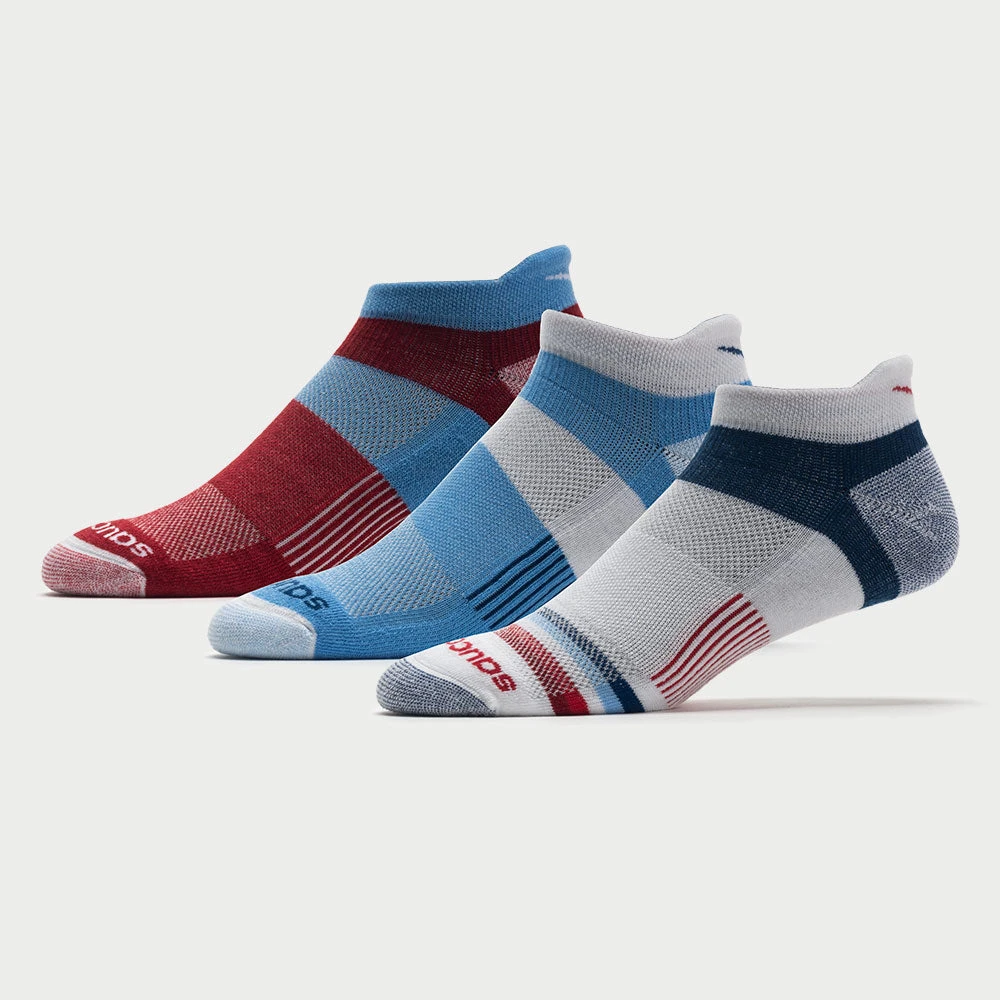 Saucony Inferno No Show Tab Socks 3 Pack 17 Saucony Inferno No Show Tab Socks 3 Pack - Image 15