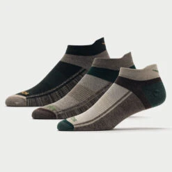 Saucony Inferno Ultralight No Show Socks 3 Pack -Hoka Sports Gear Shop 651194 350 1