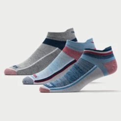 Saucony Inferno Ultralight No Show Socks 3 Pack -Hoka Sports Gear Shop 651194 458 2