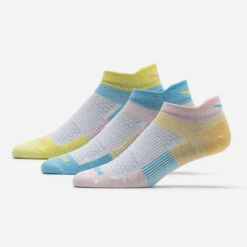 Saucony Inferno Ultralight No Show Socks 3 Pack -Hoka Sports Gear Shop 651194 630 1