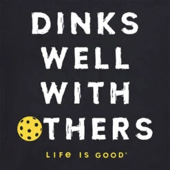 Life Is Good Dinks Well With Others Pickleball Crusher Men's -Hoka Sports Gear Shop 700631 911 2