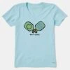 Life Is Good Keep It Simple Pickleball Crusher Tee Women's -Hoka Sports Gear Shop 700633 754 1