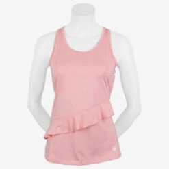 Fila Ruffles & Stripes Ruffle Racerback Tank Women's -Hoka Sports Gear Shop 757418 678 1