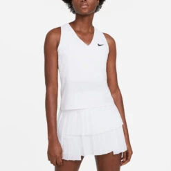 Nike Victory V-Neck Tank Spring 2021 Women's -Hoka Sports Gear Shop 757963 100 1