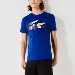 Lacoste Core Performance Printed Tee Men's 8 Lacoste Core Performance Printed Tee Men's -Hoka Sports Gear Shop 758015 bdm 1