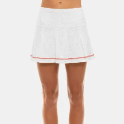 Lucky In Love The Whites Long Micro Tuck Pleat Skirt Women's -Hoka Sports Gear Shop 758072 166 1