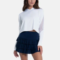 Lucky In Love Cindy Crop Hoodie Women's